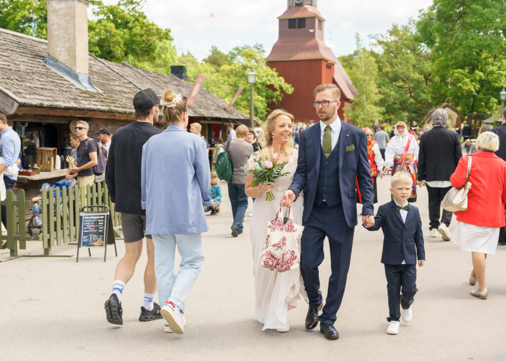 Drop in bröllop på skansen
