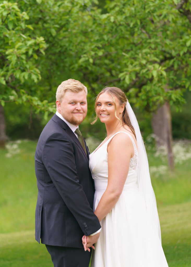 Husby-rekarne bröllop porträtt